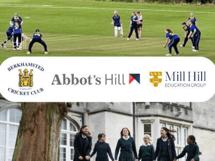 Abbot's Hill sponsorship deal with Berkhamsted Cricket Club